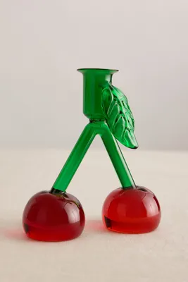 Glass Cherry Candle Holder product