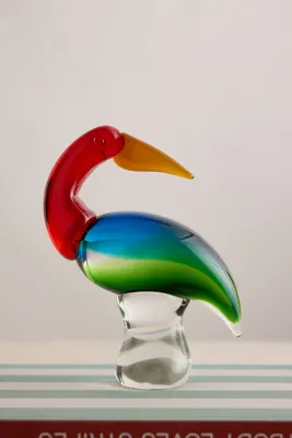 Glass Toucan Figure product