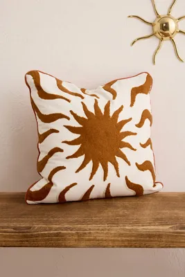 Golden Solstice Cushion - Orange, Cotton product