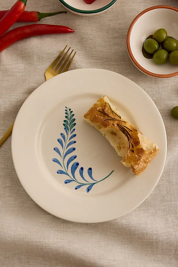 Indigo Flora Breakfast Plate - Blue, Ceramic product