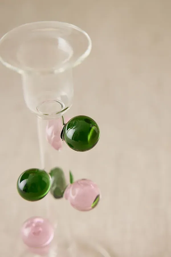 Multi Berry Glass Candle Holder - Borosilicate Glass by Anthropologie, alternate view