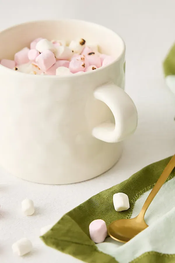 Saturday Mug - White, Ceramic by Anthropologie, alternate view