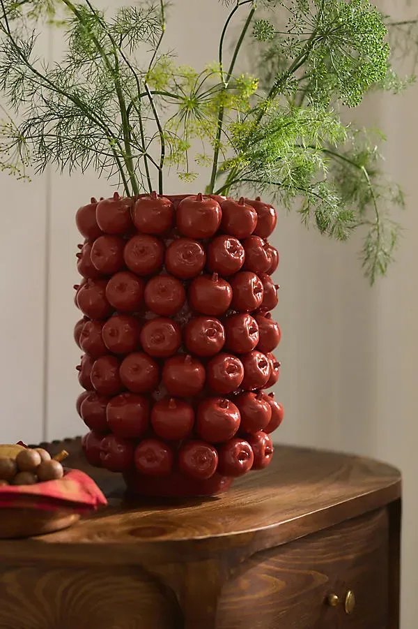 3D Garden Cylindrical Vase - Stoneware product