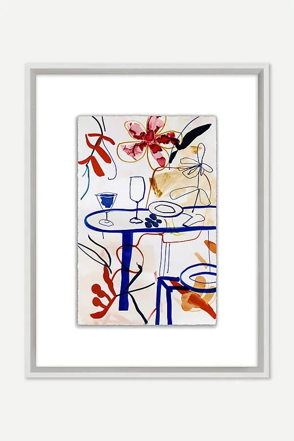 A Day in the Life Wall Art - Red, Matte Paper product