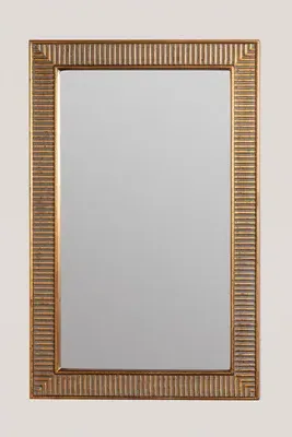 Abbott Mirrored Bathroom Wall Cabinet - Antique Gold, Resin product