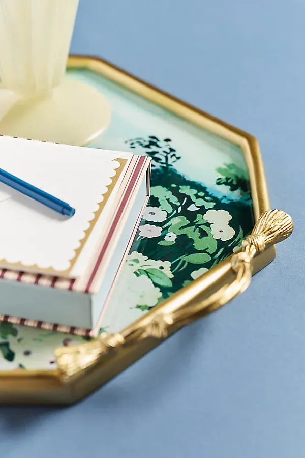 Abigail Swan Metal Tray - Gold product
