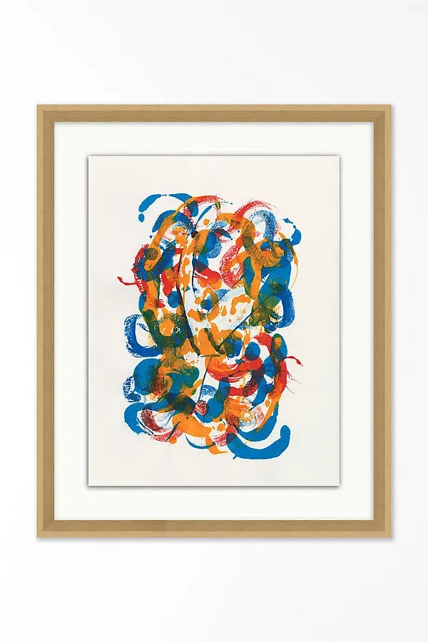 Abstracted Color Wall Art - Orange product