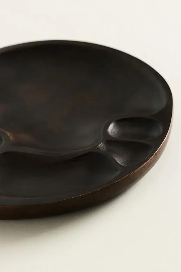 Acacia Wood Serving Board with Handle - Brown by Anthropologie, alternate view