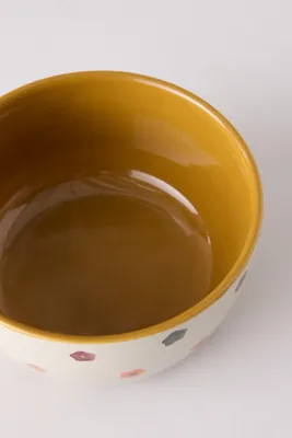 Addy Handpainted Flower Bowl - Beige product