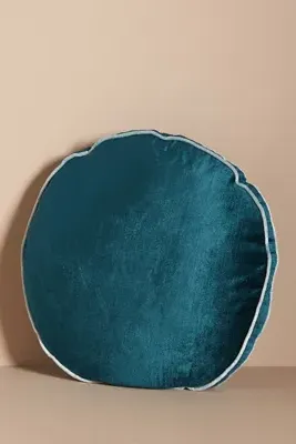 Adelina Velvet Cushion - Blue, Cotton product