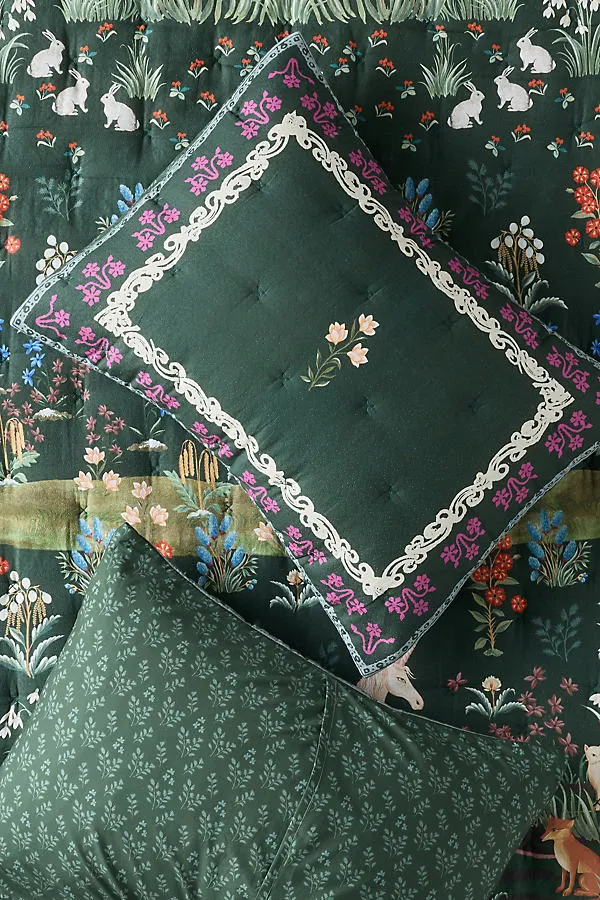 Aerith King Size Pillow Shams Set of 2 - Cotton Slub by Anthropologie