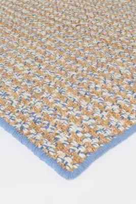 Agda Flatwoven Runner Rug - Blue, Jute & Wool product