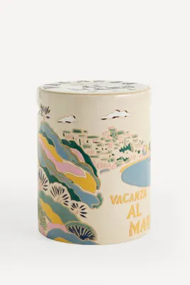 Al Mare Side Table - Blue, Ceramic product