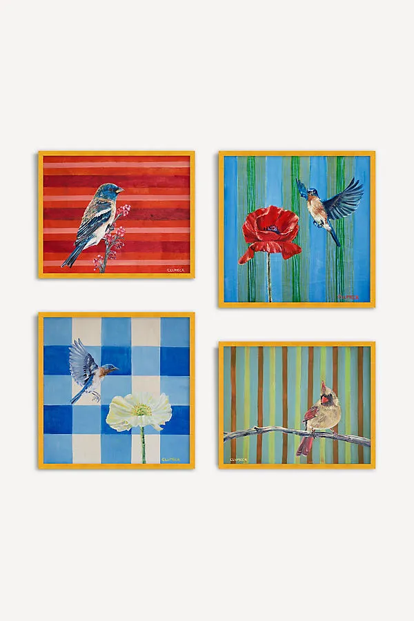 Alana Clumeck Birds Gallery Wall Set of 4 product