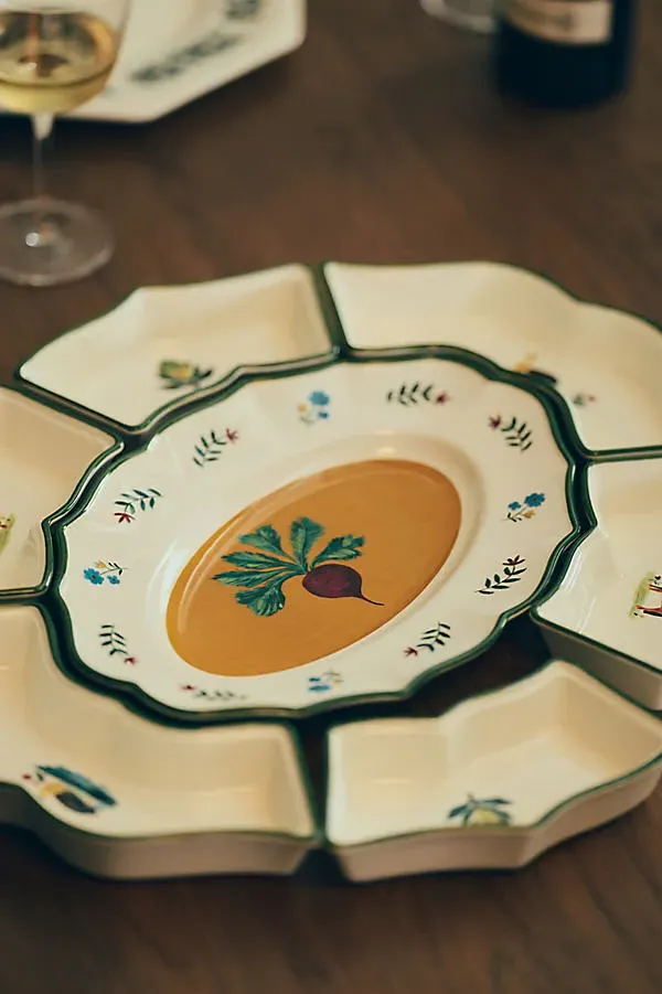 Alana Modular 7-Piece Stoneware Platter Set by Anthropologie