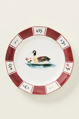 Alana Stoneware Dessert Plate - Purple by Anthropologie, alternate view