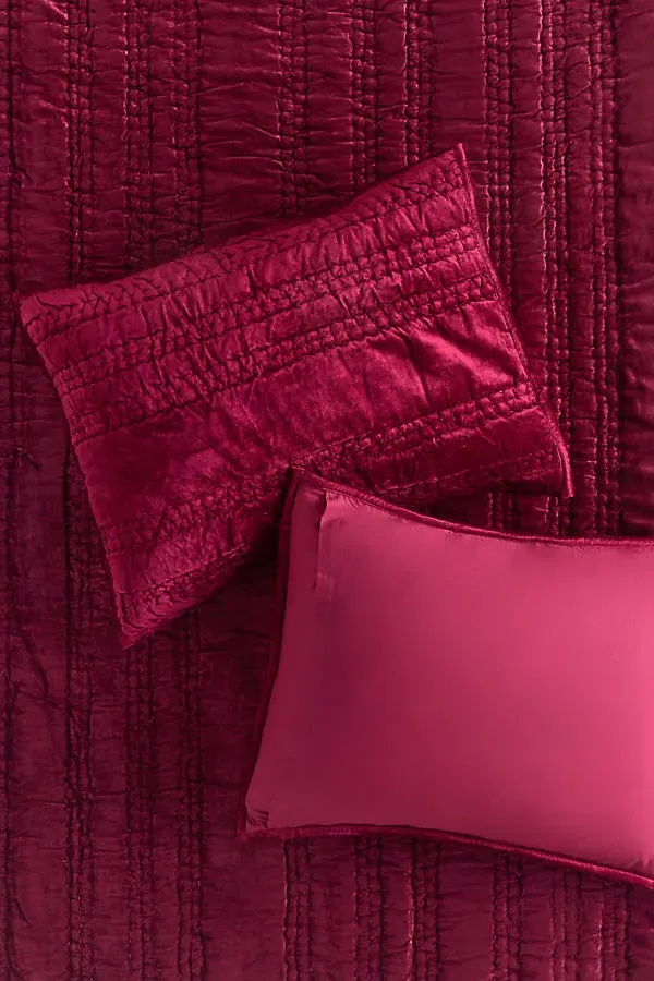 Alastair King Pillow Shams Set of 2 - Velvet by Anthropologie