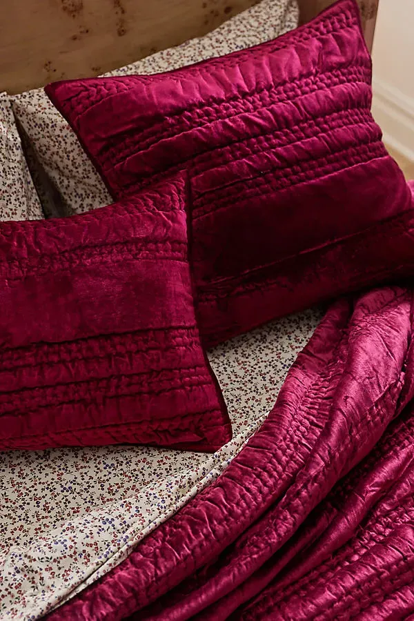 Alastair Quilt - Velvet Cotton by Anthropologie