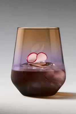 Alba Halloween Stemless Wine Glasses Set of 4 - Orange product