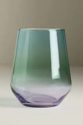Alba Stemless Wine Glasses Set of 4 - Blue product