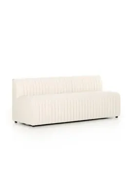 Alexander Modular Dining Bench - Ivory, Polyester product