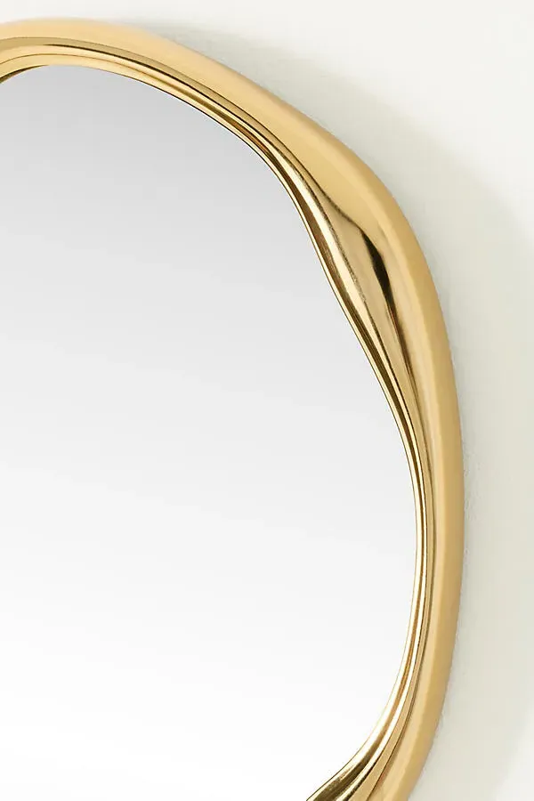Alina Round Gallery Wall Mirror - Gold product