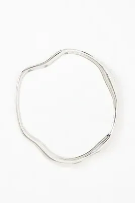Alina Round Gallery Wall Mirror - Silver by Anthropologie, alternate view