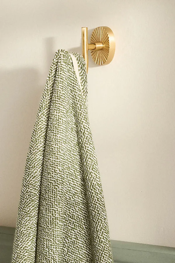 Alister Bath Hook - Brass by Anthropologie