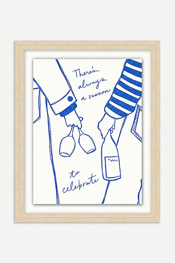 Always a Reason to Celebrate Wall Art - Blue product