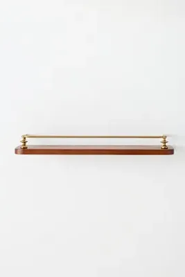 Amara Floating Single Shelf - Ash Wood by Anthropologie, alternate view