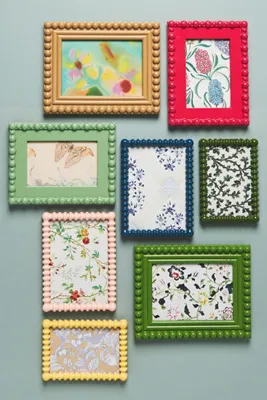 Amelia 5x7 Photo Frame - Pink, Wood by Anthropologie, image 2