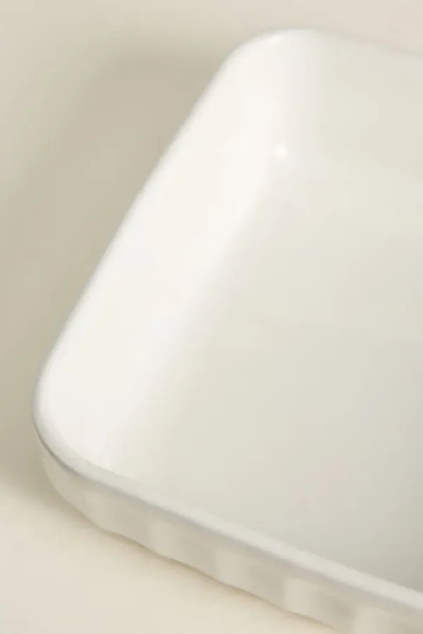 Amelie Latte Square Baking Dish - White, Stoneware product