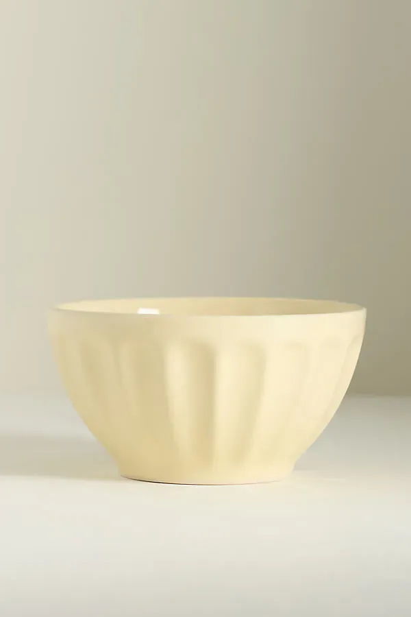 Amelie Latte Stoneware Cereal Bowls Set of 4 - Yellow product
