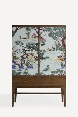 Ames Hutch - Blue, Wood by Anthropologie, alternate view