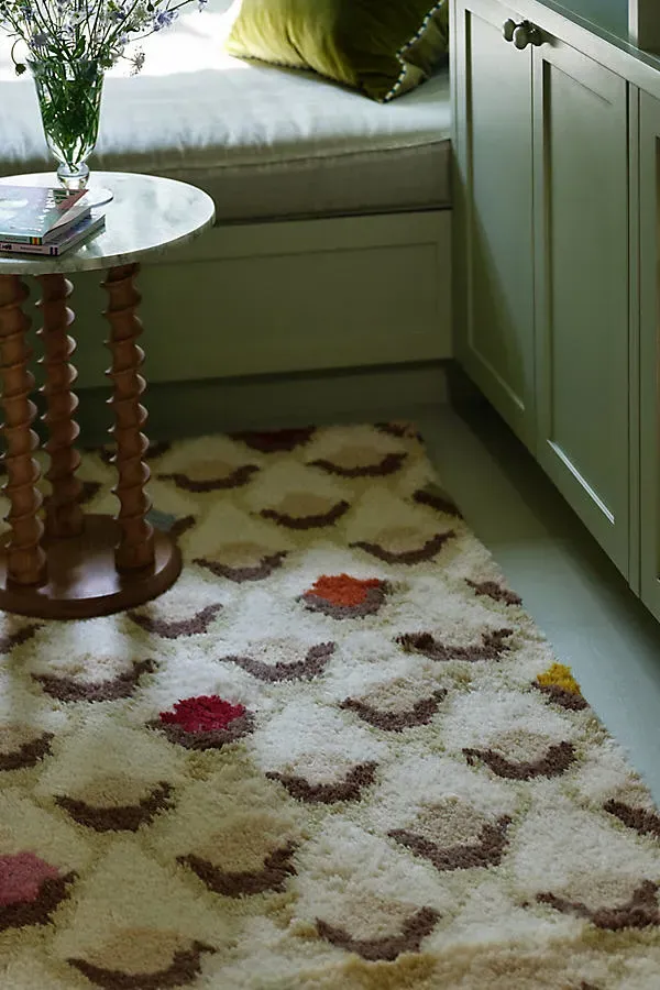 Amity 2x3 Geometric Shag Rug - Wool by Anthropologie