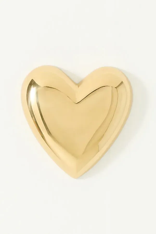 Amor Heart Metal Gallery Wall Charm - Small by Anthropologie