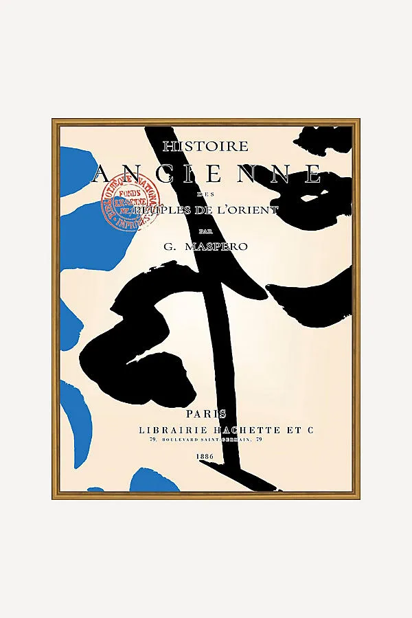Ancienne Vintage French Poster Wall Art - Beige product