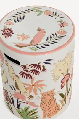 Anela Ceramic Side Table - Beige product