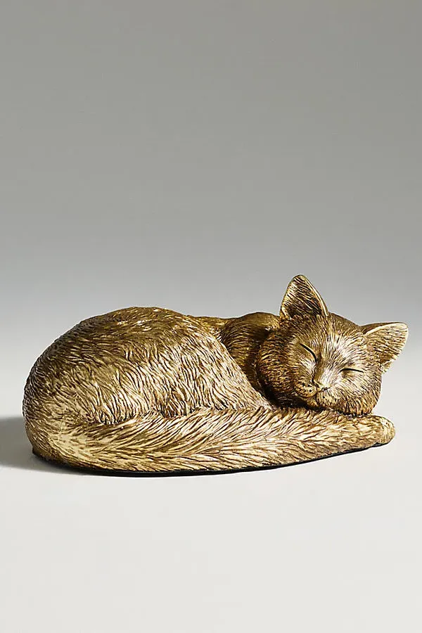 Animal Icon Decorative Object - Gold, Resin by Anthropologie