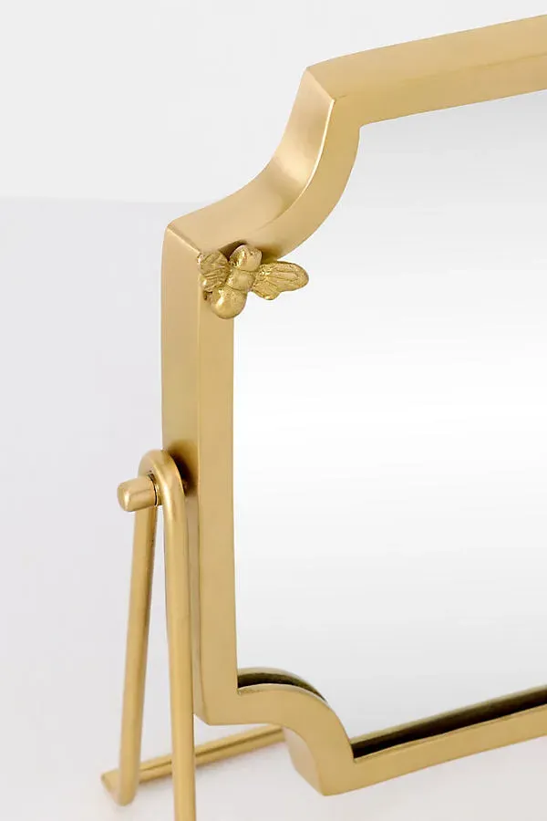 Anneli Bee Tilting Vanity Mirror - Gold, Iron product