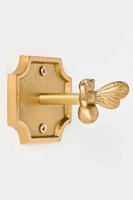 Anneli Brass Bee Bath Hook - Brown, Brass product