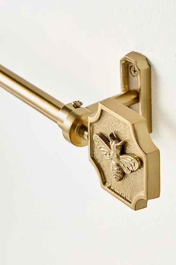 Anneli Metal Animal Curtain Rod - Brown, Iron product