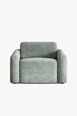 Annelise Accent Chair - Blue, Velvet product