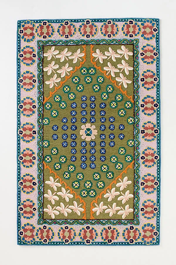 Annora Dragonfly Border 2x3 Rug - Wool product