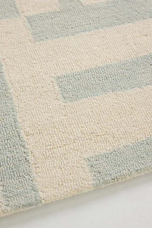 Archer 2.5x9 Hand Tufted Rug - Blue, Wool product