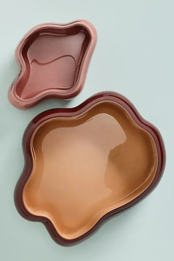 Art Glass Vessel - Brown, Soda Lime Glass by Anthropologie