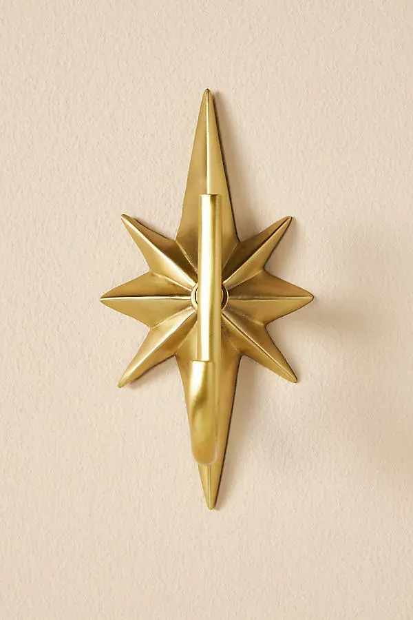 Arthur Bath Hook - Brown, Brass product