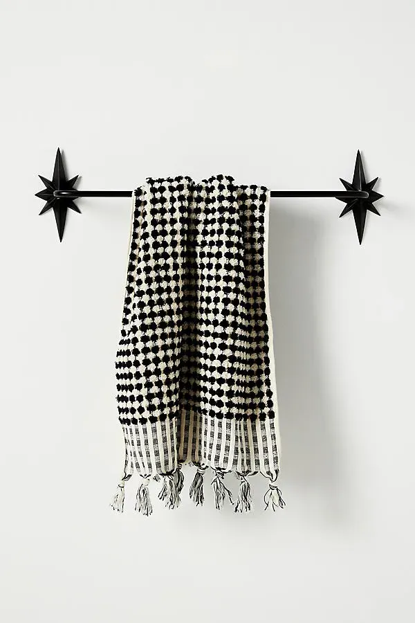 Arthur Star Towel Bar - Black, Brass by Anthropologie