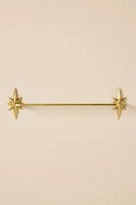 Arthur Star Towel Bar - Gold, Brass product