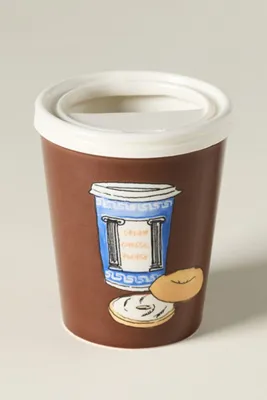 Ashe Demi Sipper - Beige, Stoneware by Anthropologie, alternate view